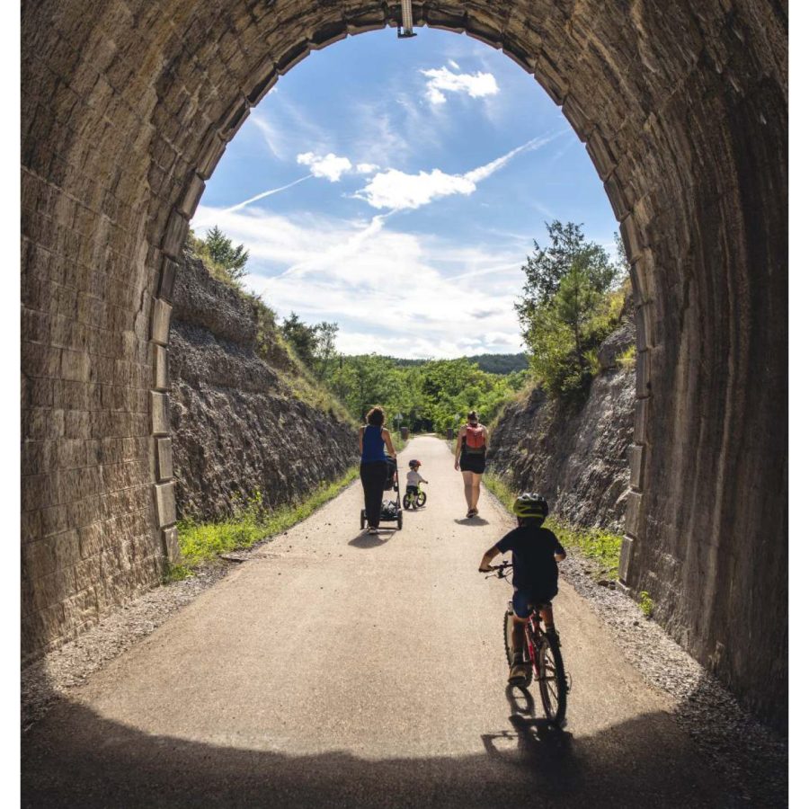 Pédaler sur la voie verte