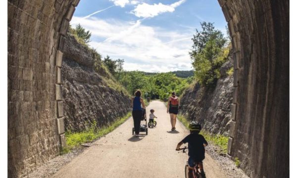 La Via Ardèche arrive à Largentière : à vélo au coeur du Val de Ligne