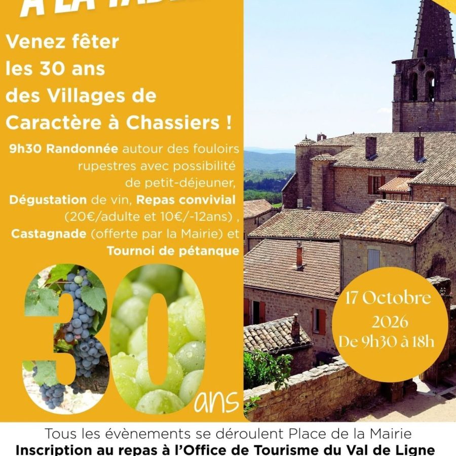 Chassiers fête son patrimoine : de la vigne à la table