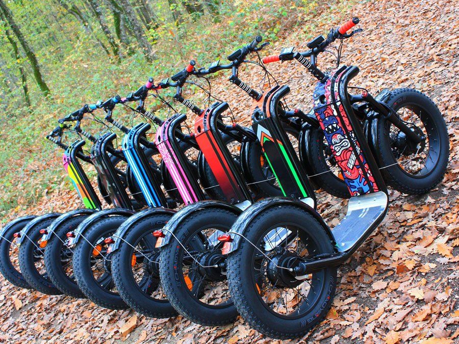 Insolite Ride : Randonnée en trottinette électrique tout terrain à Tauriers  - Val de Ligne - Largentière Sud Ardèche