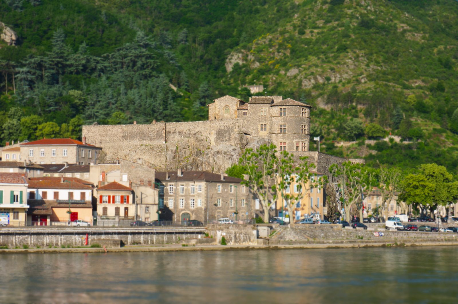 Vue du Rhône du Château-sur-Rhône