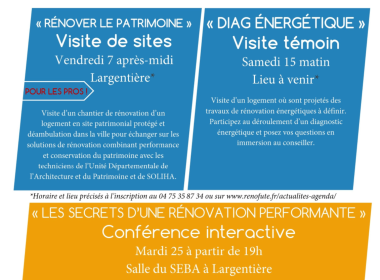 Conférence : « Les secrets d’une rénovation performante »