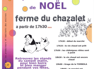 Petit marché de Noël de Chazeaux