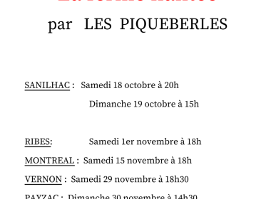 Théâtre : la ferme hantée