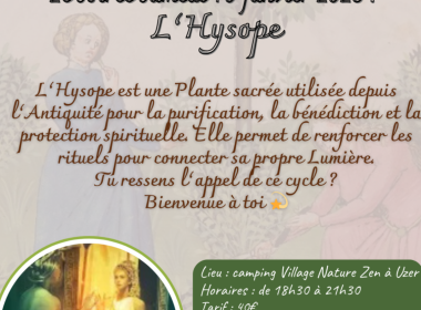 Cycle d’apprentissage la magie et les plantes : la purification et l’hysope