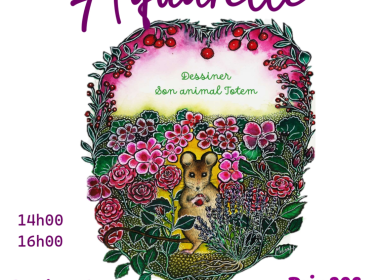 Atelier aquarelle – Dessiner son animal totem