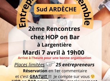 Rencontre entrepreneur au Hop on Bar