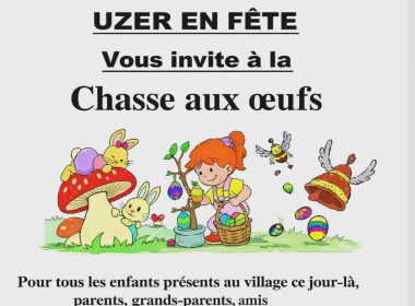 Chasse aux oeufs à Uzer