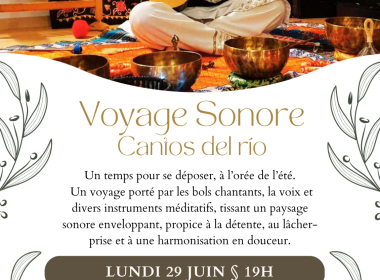 VOYAGE SONORE – CANTOS DEL RÍO