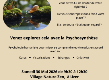 Atelier de psychosynthèse : Apprivoiser le syndrome de l&rsquo;imposteur