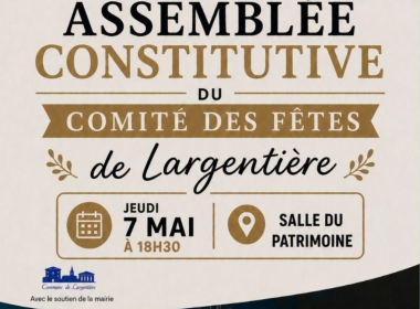 Assemblée constitutive du Comité des fêtes de Largentière