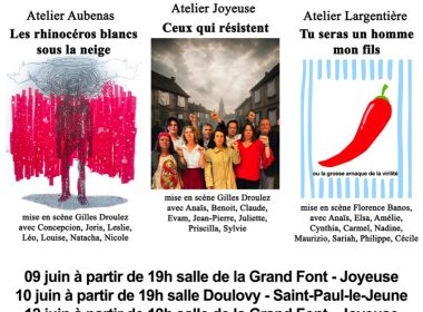 Atelier théâtre adulte : Tu seras un homme mon fils ou la grosse arnaque de la virilité