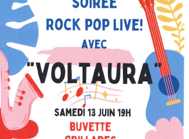 Soirée rock pop live!