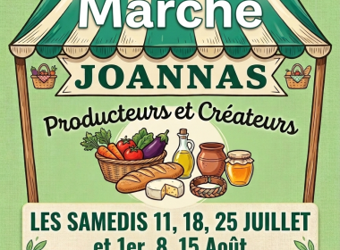 Les petits marchés à Joannas