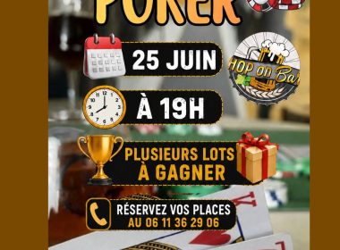 Soirée poker au Hop On Bar