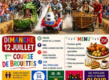 Course de Brouettes, repas républicain et bal