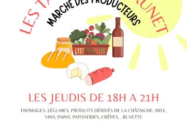 Marché des producteurs : les tablées de Prunet