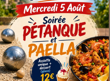 Soirée pétanque et paella