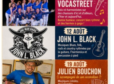 Concert : Julien Bouchon, accompagné de son accordéon au marché de Montréal