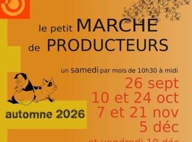 Le petit marché de producteurs version automne