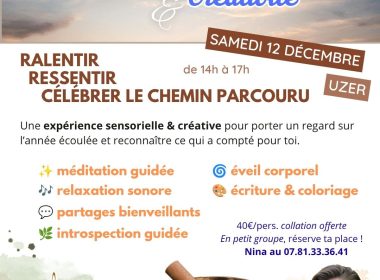 ATELIER CONSCIEAtelier conscience et créativité : célébrer le chemin parcouru
