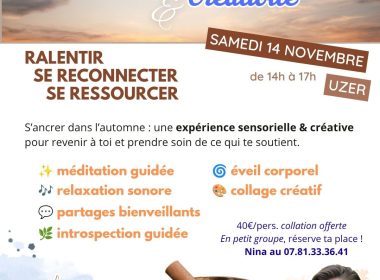 Atelier conscience et créativité : s&rsquo;ancrer dans l&rsquo;automne