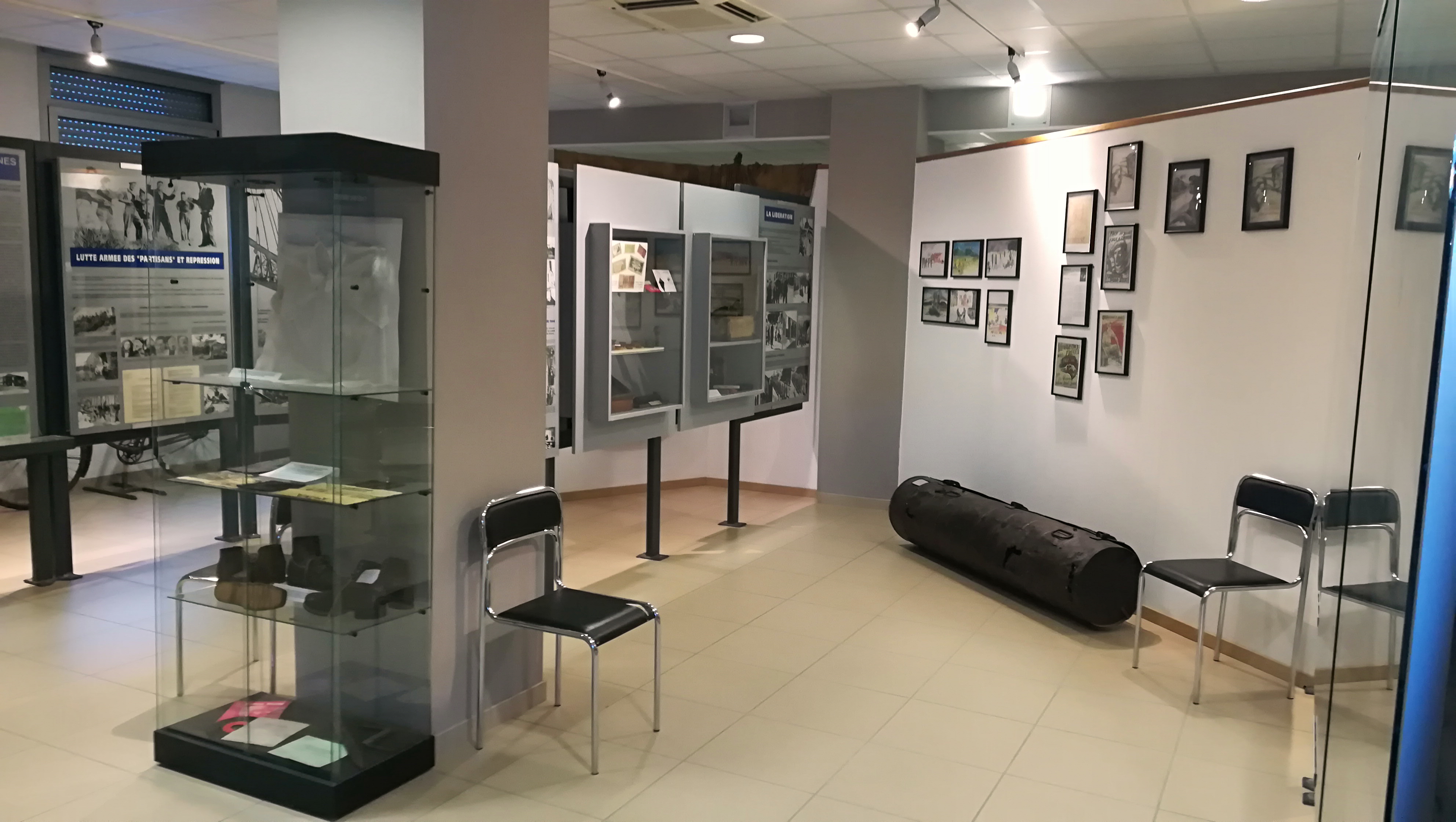 intérieur 2 musée de la résistance et de la Déportation en Ardèche